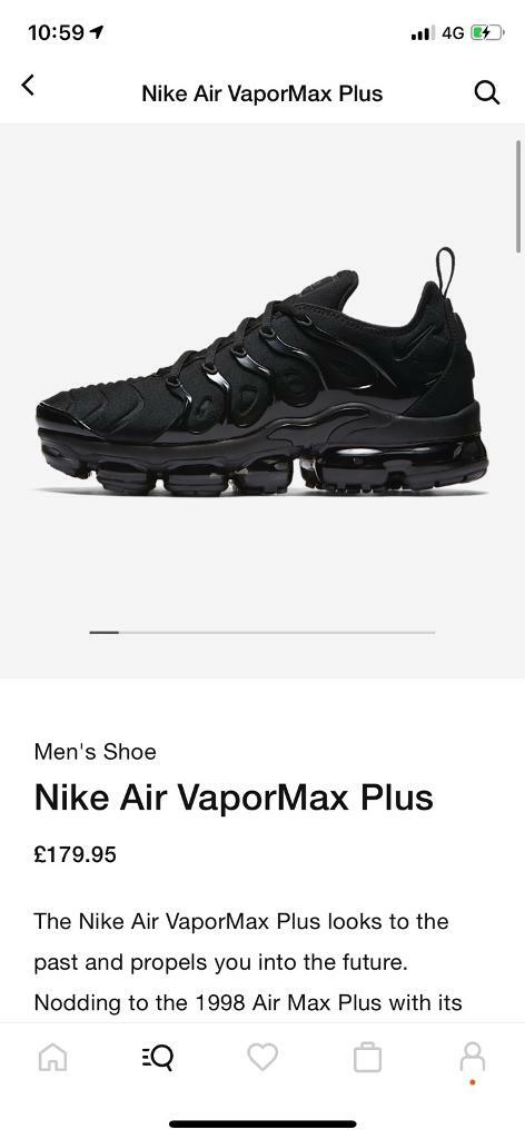 jd sports vapormax plus